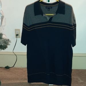 Mens polo, deep blue